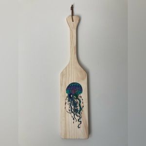 Jellyfish - Pyrography - Home Decor
